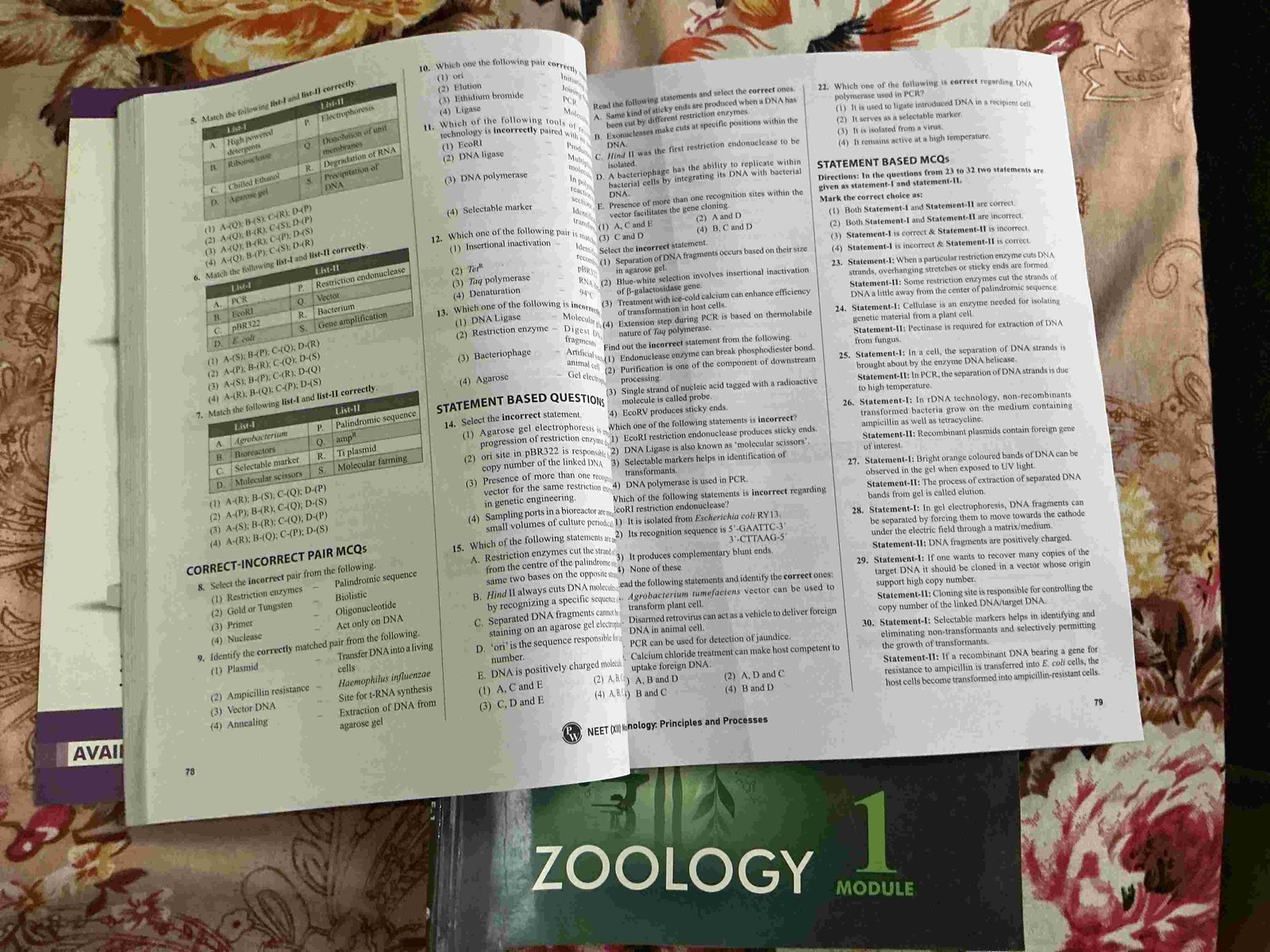 Class 12 NEET Zoology PW MODULE - Second Hand - Bookaao