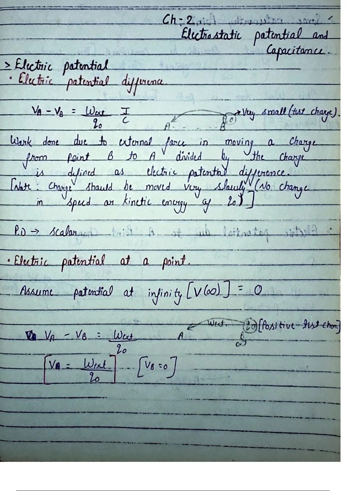 Class 12 notes for iit jee , physics and chemistry - Second Hand - Bookaao