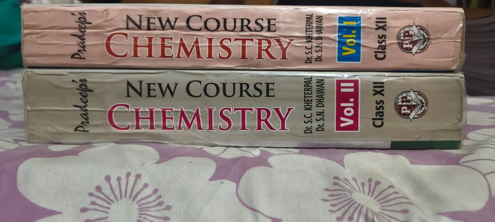 Class 12 Pradeep's chemistry book (volume 1+2)