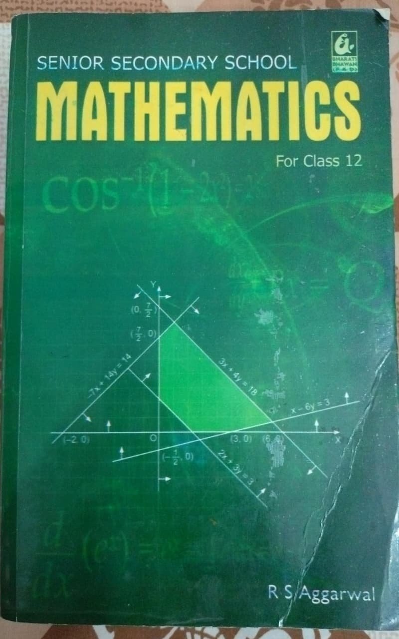 Buy New Class 12 RS Aggarwal Maths in PATNA - Bookaao
