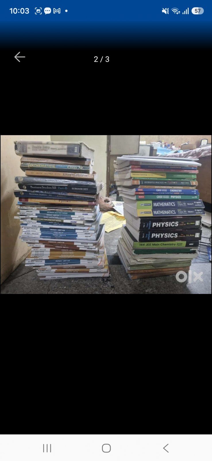 Competitive Examination books + NCERT Class 11,12 - 2nd Hand Book - Bookaao