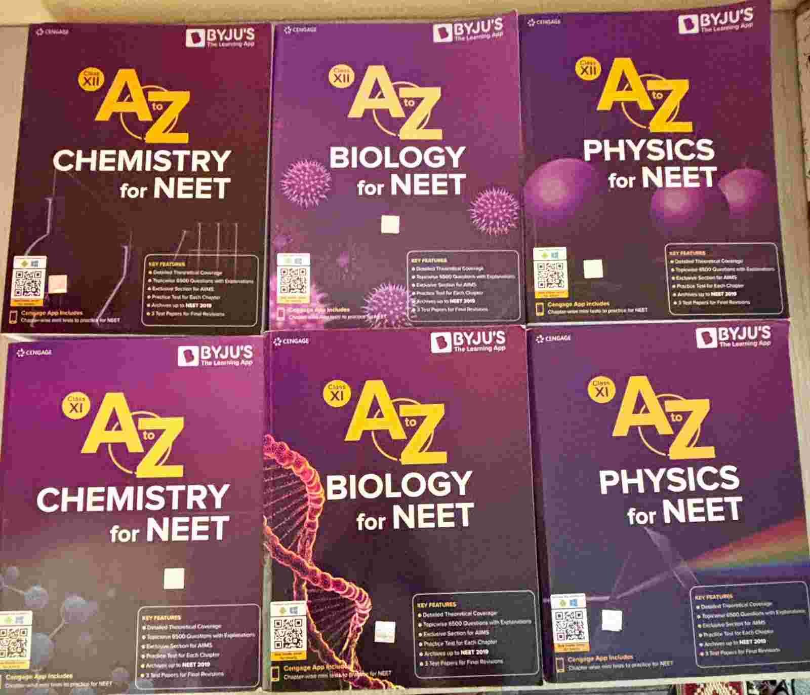 Complete Byju's Cengage Class 11 & 12 NEET Combo - Second Hand - Bookaao
