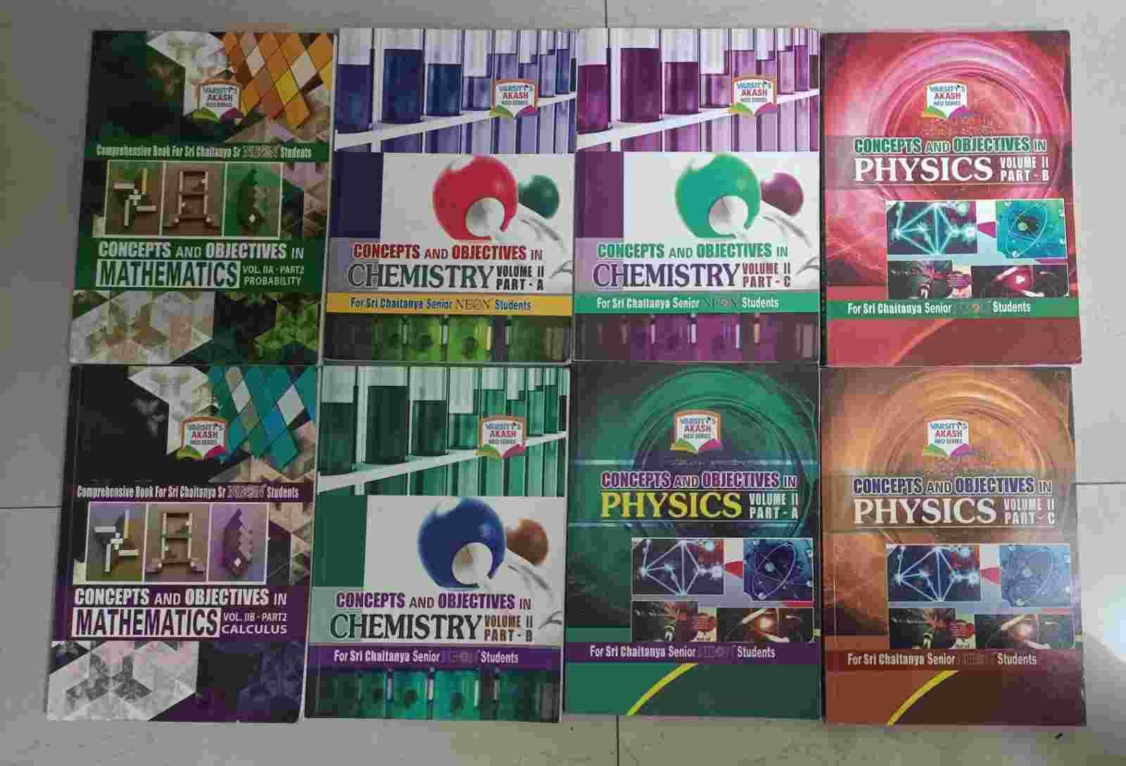 Complete Sri Chaitanya Akash Neo Series Senior PCM - Second Hand - Bookaao