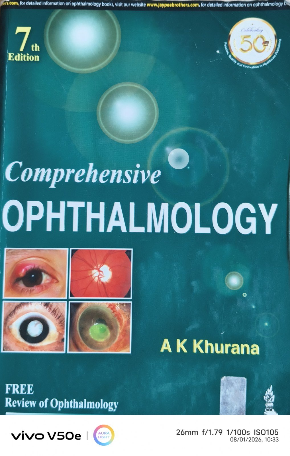 Buy Second Hand Comprehensive OPTHALMOLOGY +free review of OPTHALM in Coimbatore - Bookaao