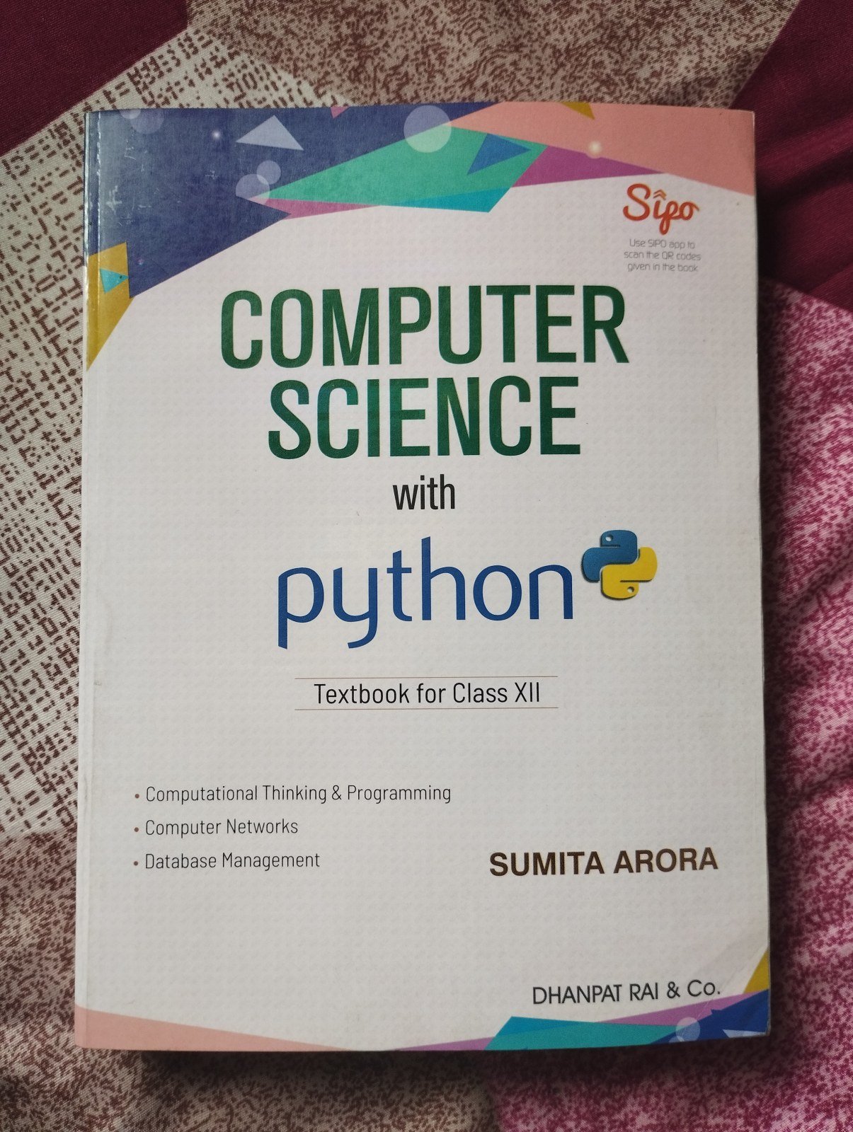 Computer Science with Python for Class 12th - New Book in Anpara - Bookaao