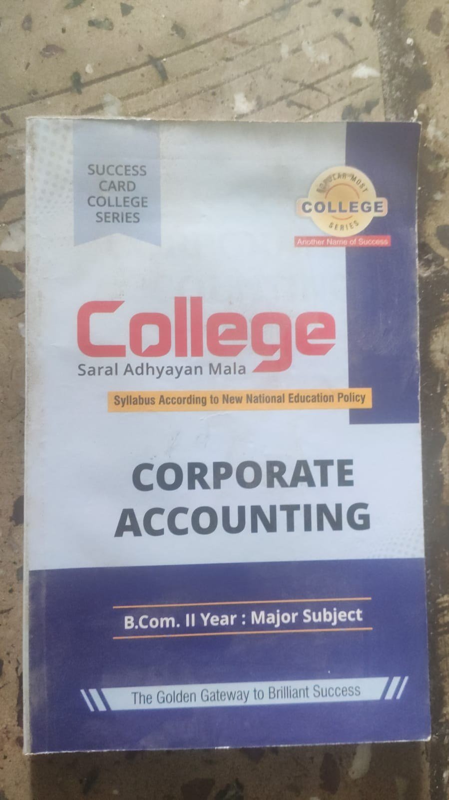 Corporate accounting college series bcom 2nd year - Second Hand Book in Jhabua - Bookaao