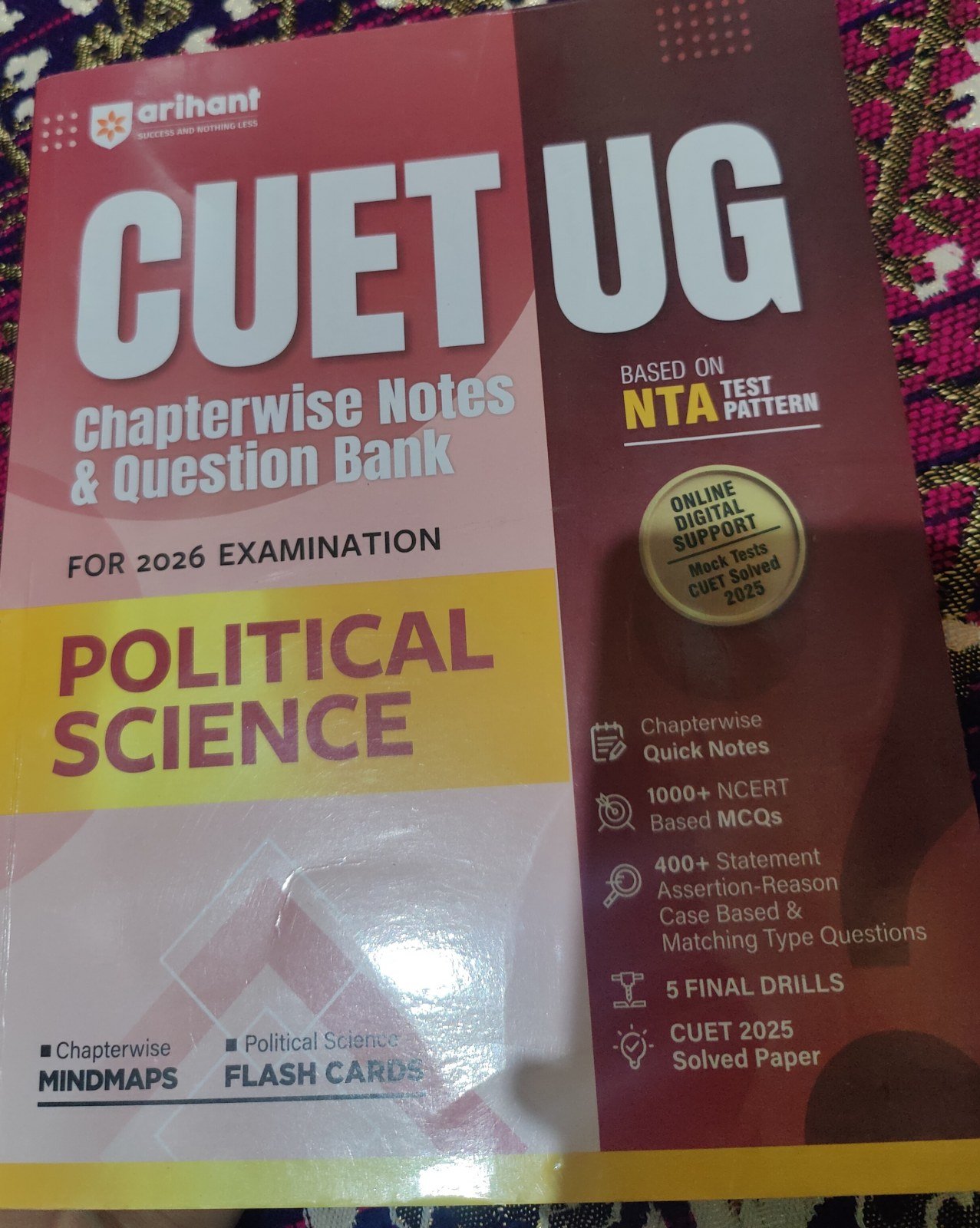 Cuet UG political science book - New Book - Bookaao