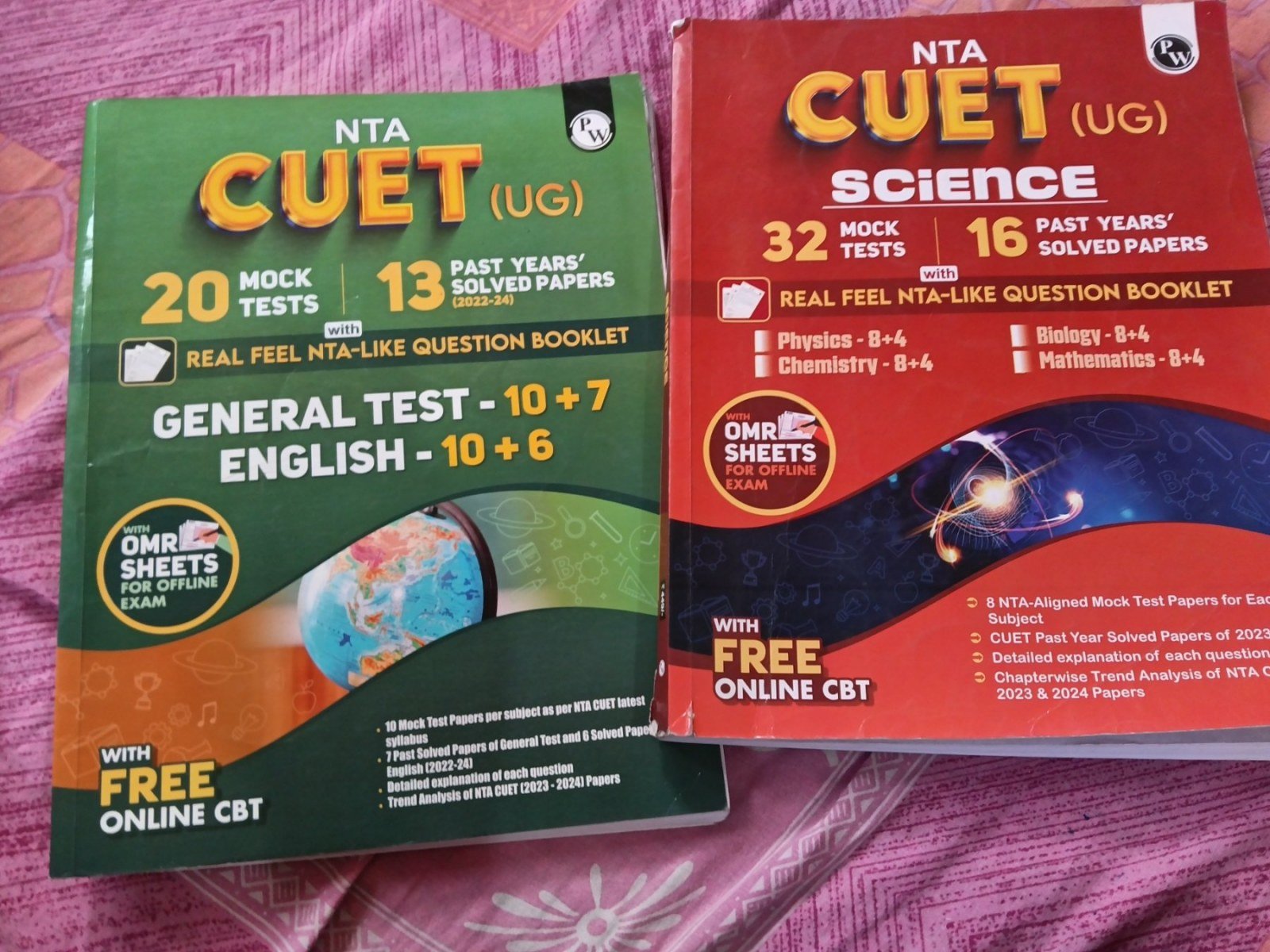 Cuet(ug) pyq and mock test PW - Second Hand - Bookaao