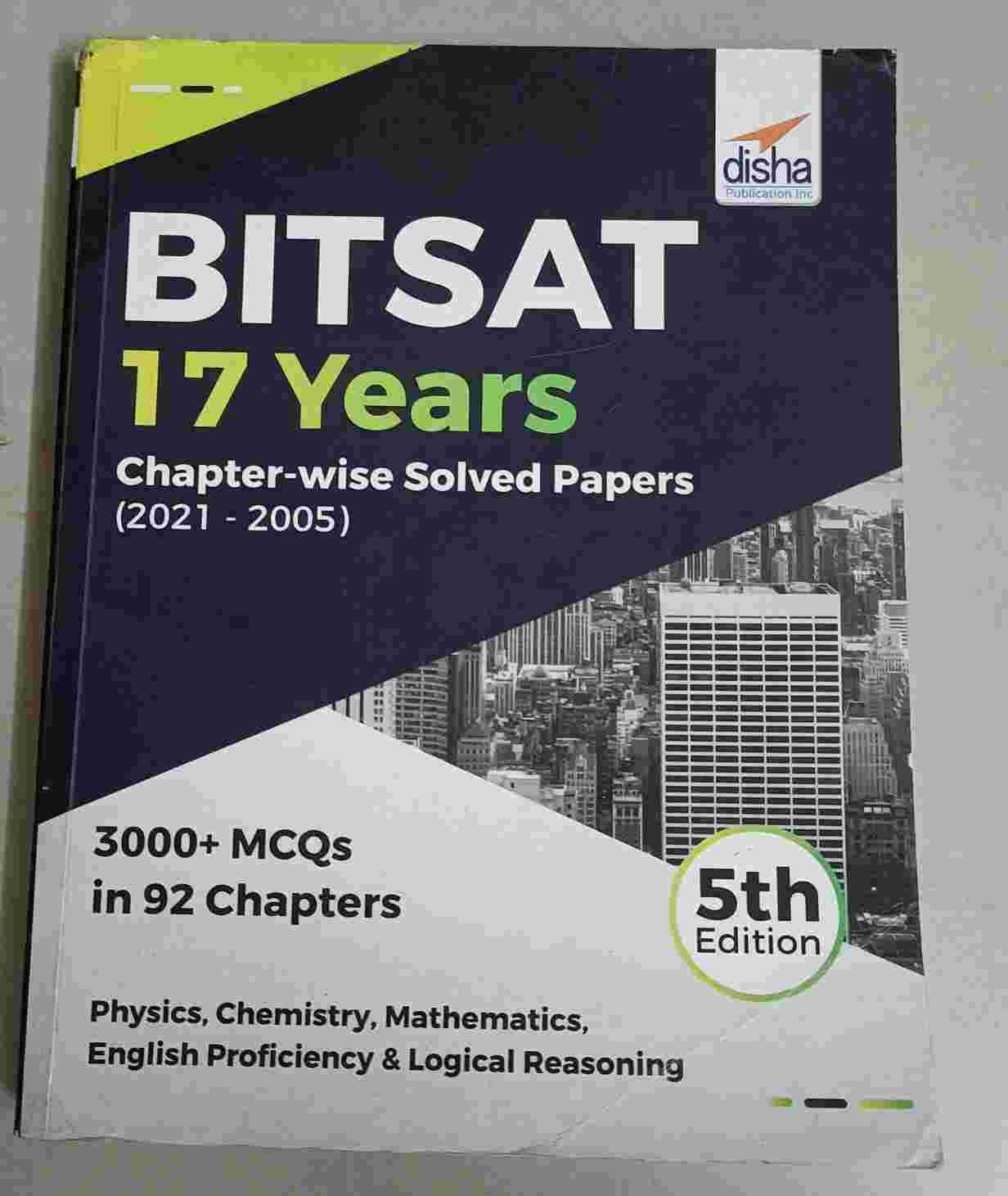 Disha BITSAT 17 Years Chapter-wise Solved Papers - Second Hand - Bookaao