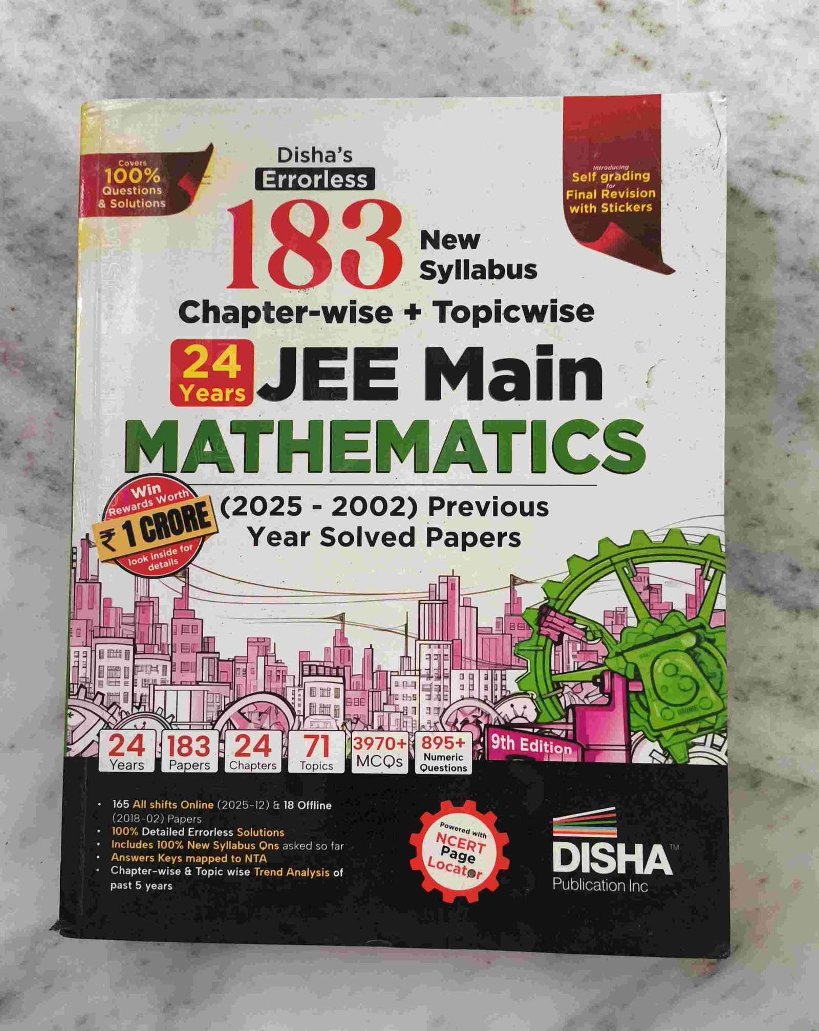 Disha JEE Main Previous Year Questions - Second Hand - Bookaao