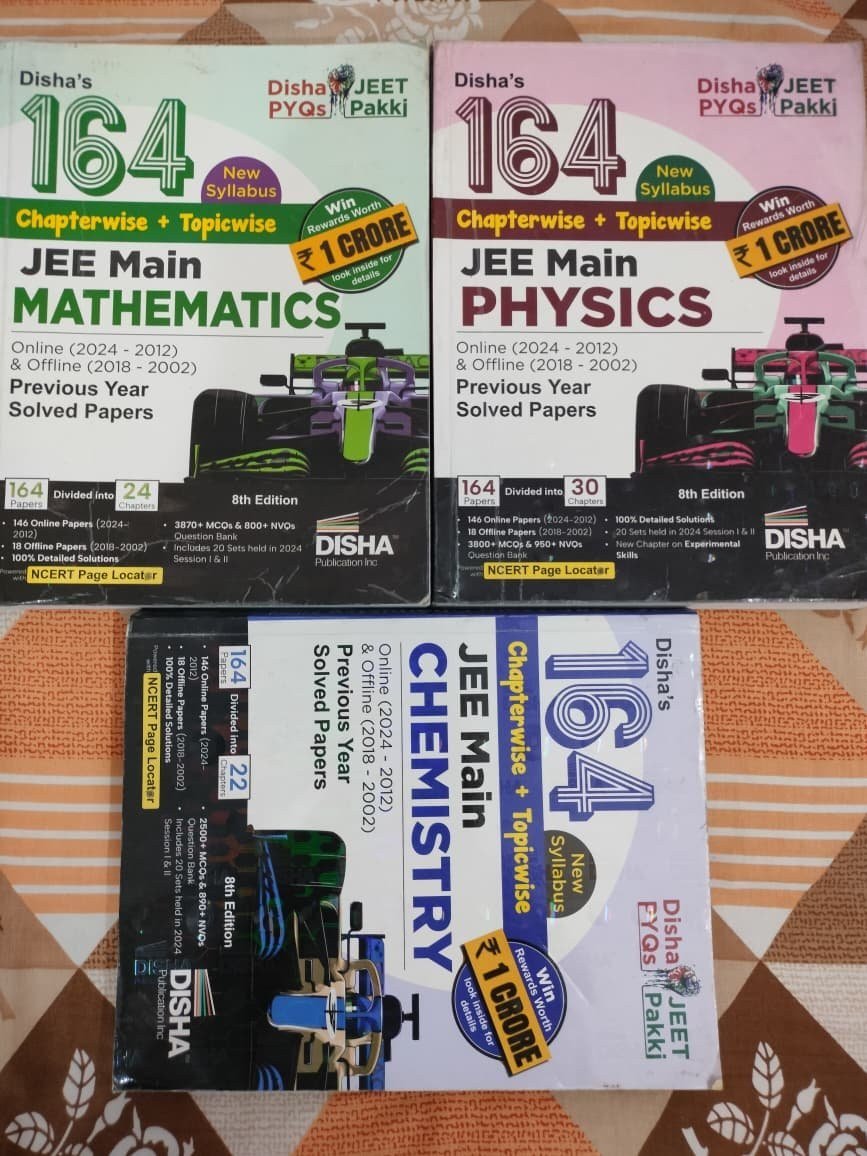 Disha JEE Main PYQs Set – PCM | 8th Edition - New Book - Bookaao