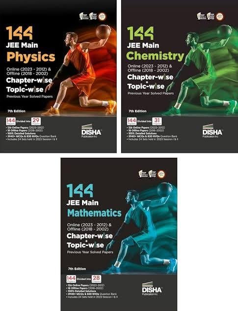 Disha JEE main topicwise 144 solved papers pyq boo - New Book - Bookaao
