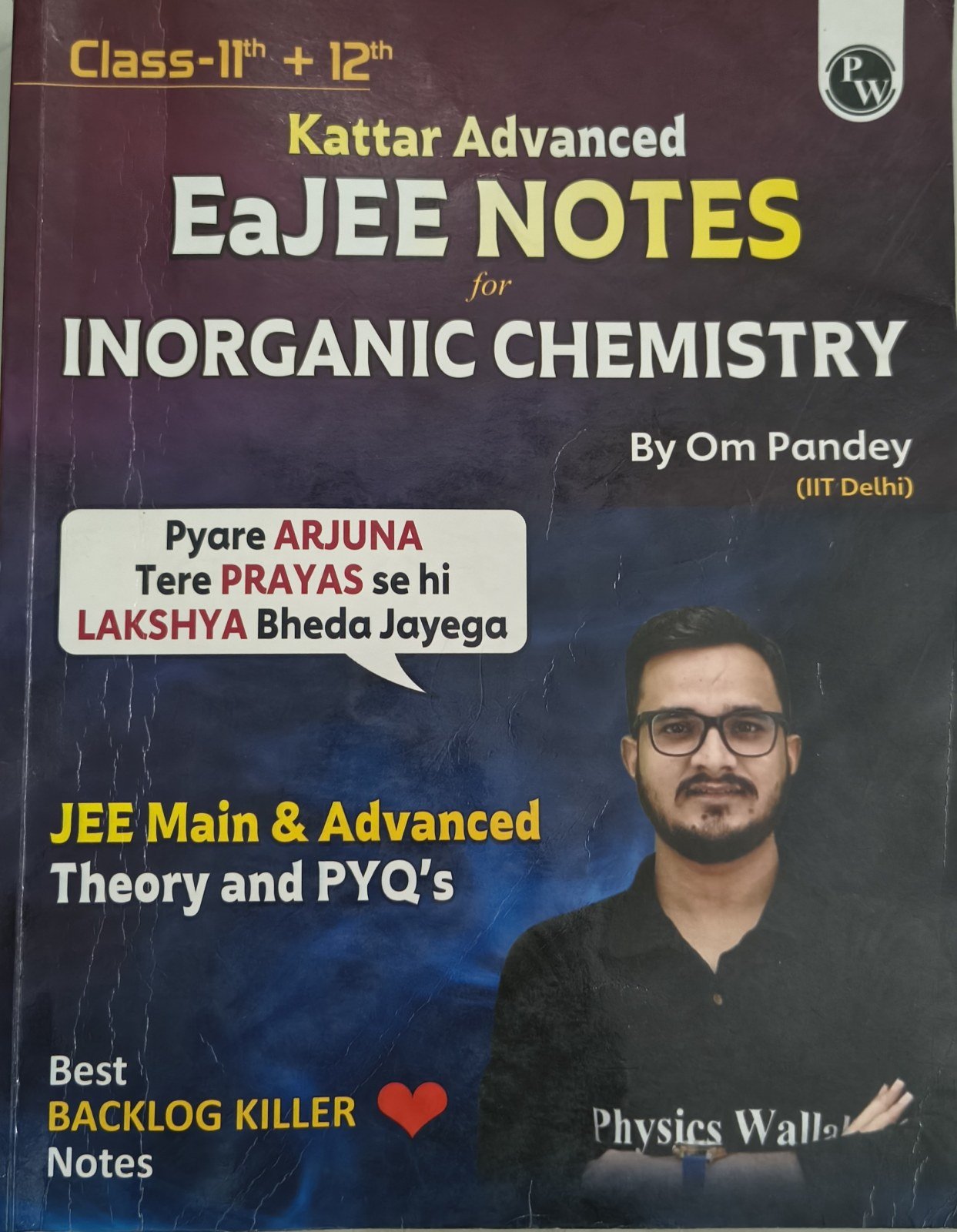 EaJEE NOTES for inorganic chemistry by om sir(pw) - Second Hand - Bookaao