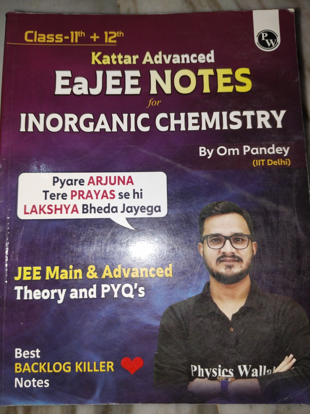 EaJEE NOTES  for INORGANIC CHEMISTRY - Second Hand - Bookaao