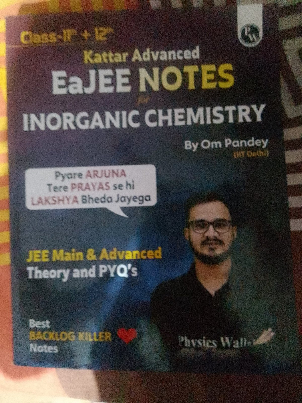 Eajee notes for inorganic chemistry - Second Hand - Bookaao