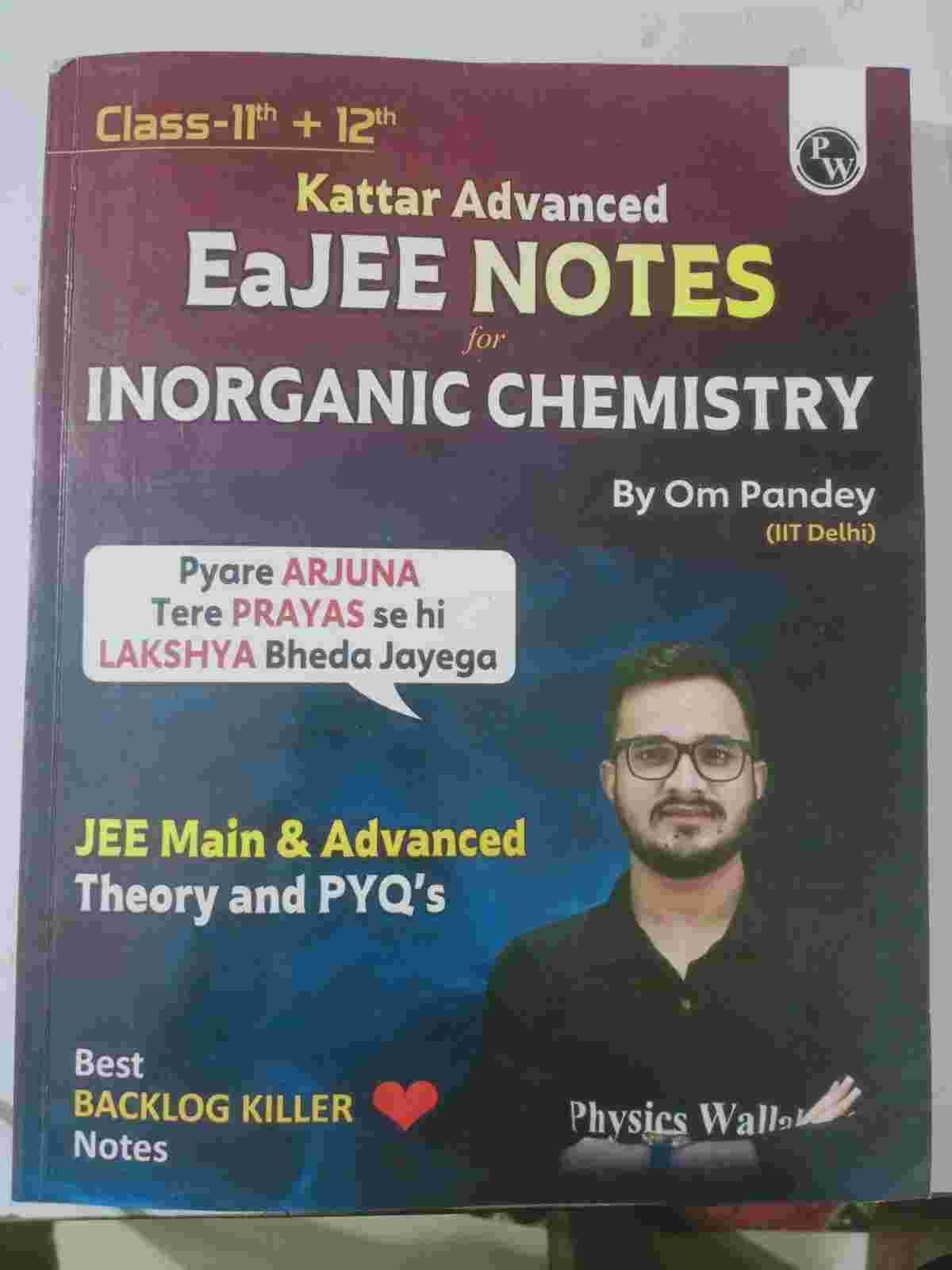 EaJEE NOTES for Inorganic Chemistry - New Book - Bookaao