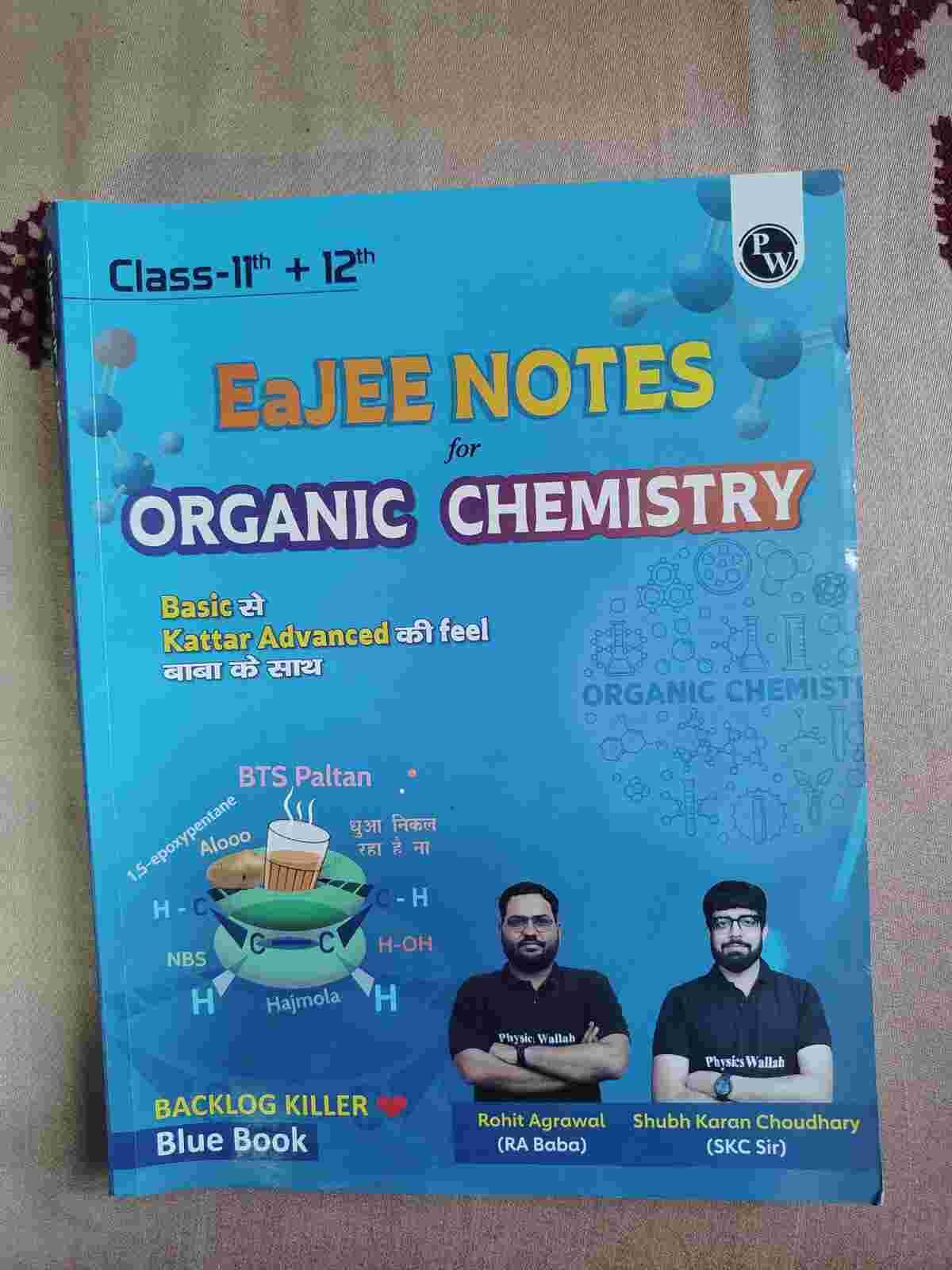 EaJEE Notes for Organic Chemistry By RA BABA - Second Hand - Bookaao