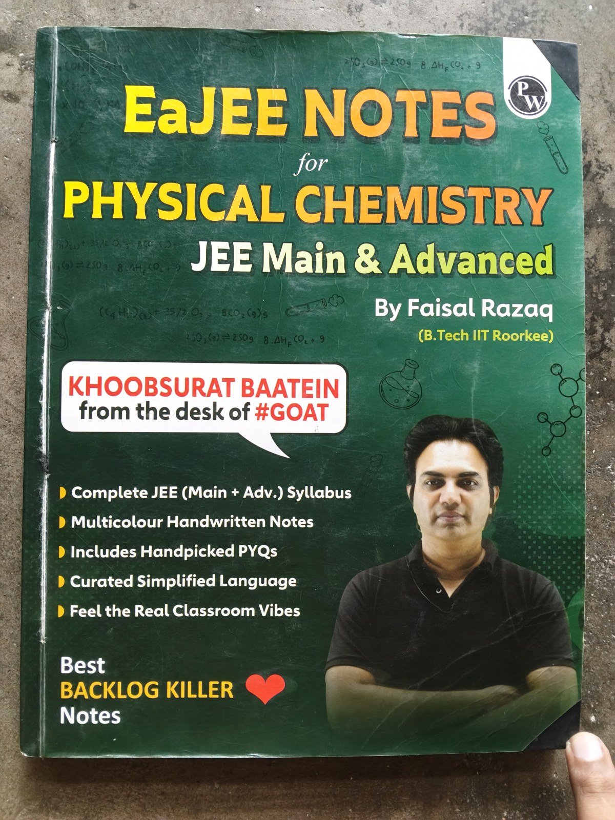 EaJEE NOTES for PHYSICAL CHEMISTRY JEE Main & Adv - Second Hand - Bookaao