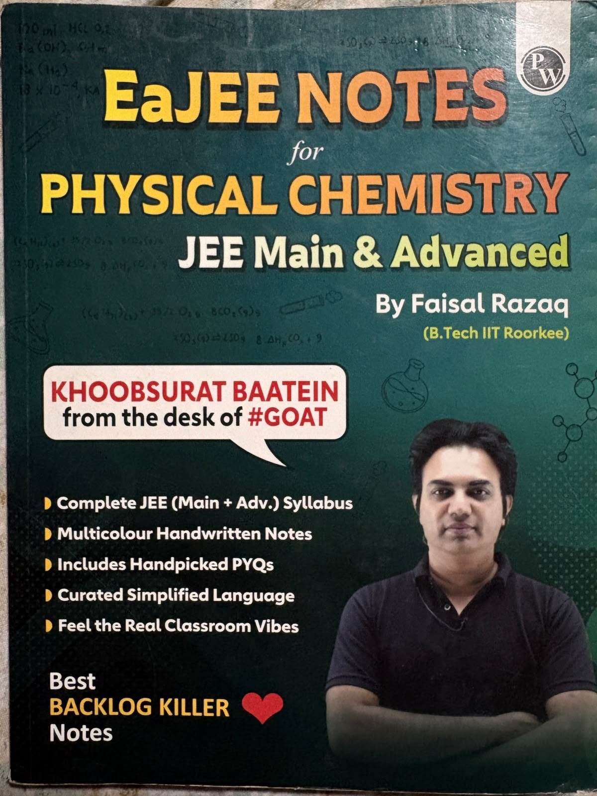 EaJEE notes for physical chemistry - Second Hand - Bookaao