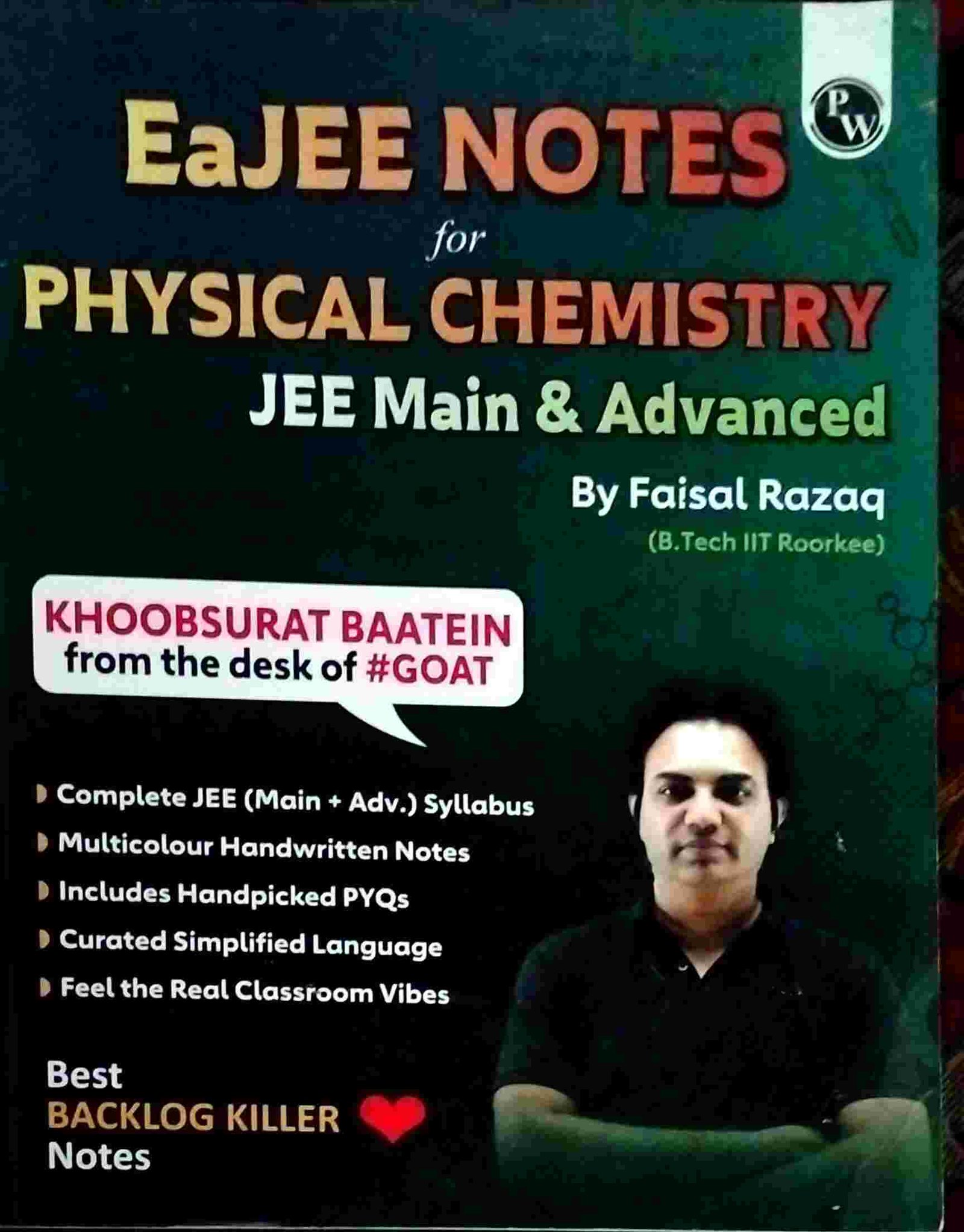 Eajee notes for physical chemistry - New Book - Bookaao