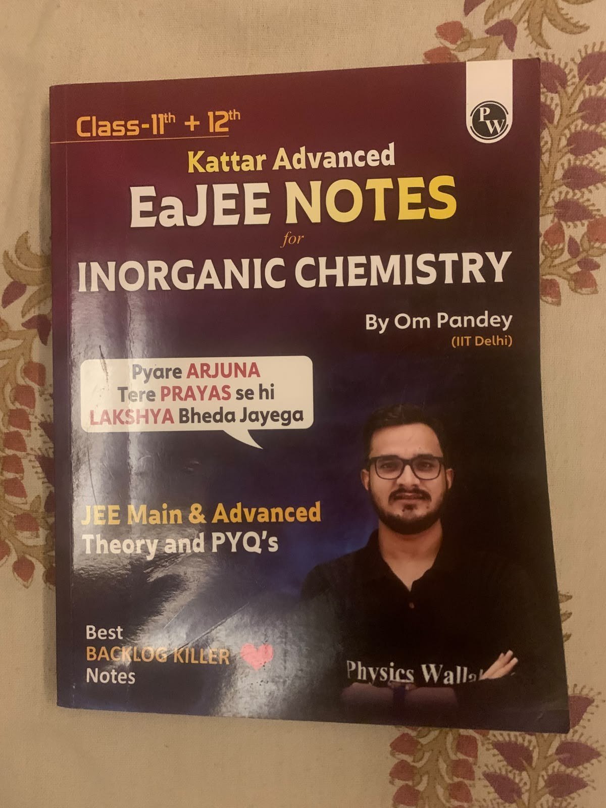 EAJEE NOTES INORGANIC CHEMISTRY BY OM PANDEY SIR - Second Hand - Bookaao