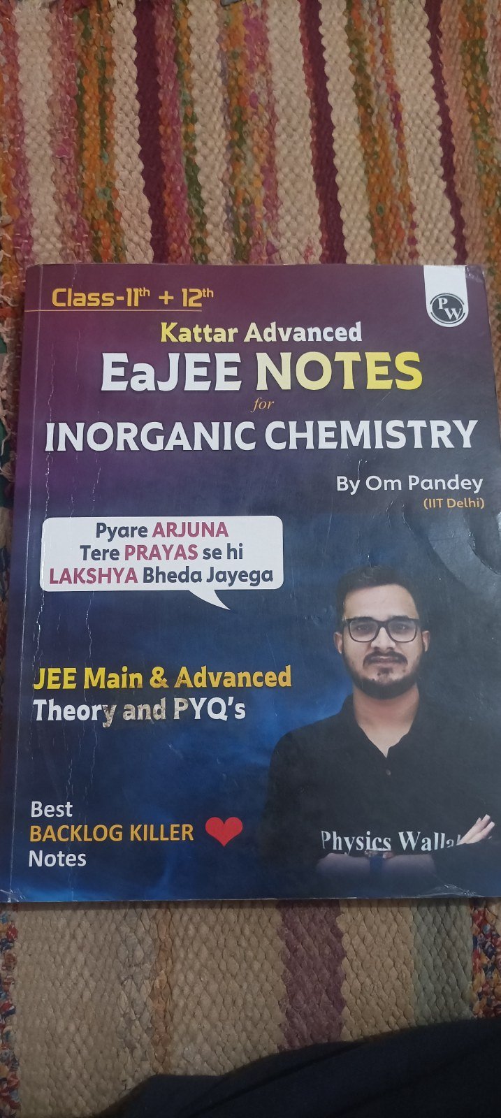Eajee notes inorganic chemistry