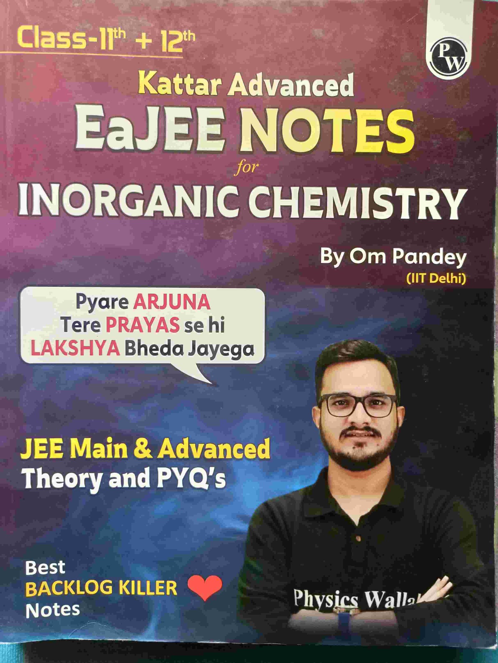 Eajee notes Inorganic chemistry(Om Pandey) (M+A) - Second Hand - Bookaao