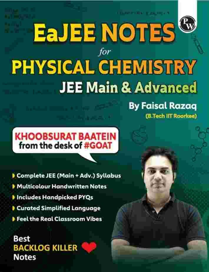 EaJee notes PHYSICAL CHEMISTRY by Faisal Razaq sir - Second Hand - Bookaao
