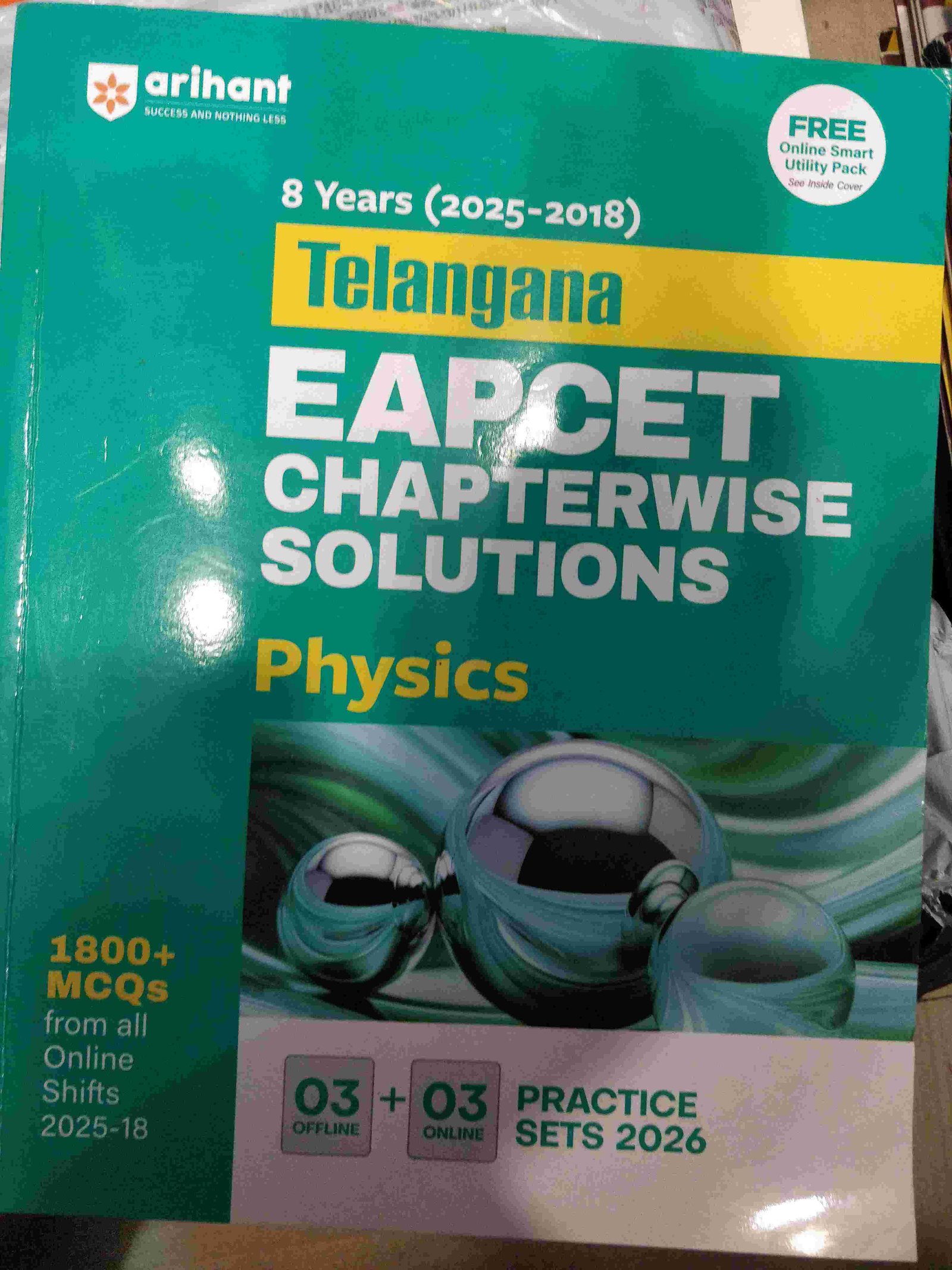 EAPCET CHAPTERWISE SOLUTIONS  physics - Second Hand - Bookaao