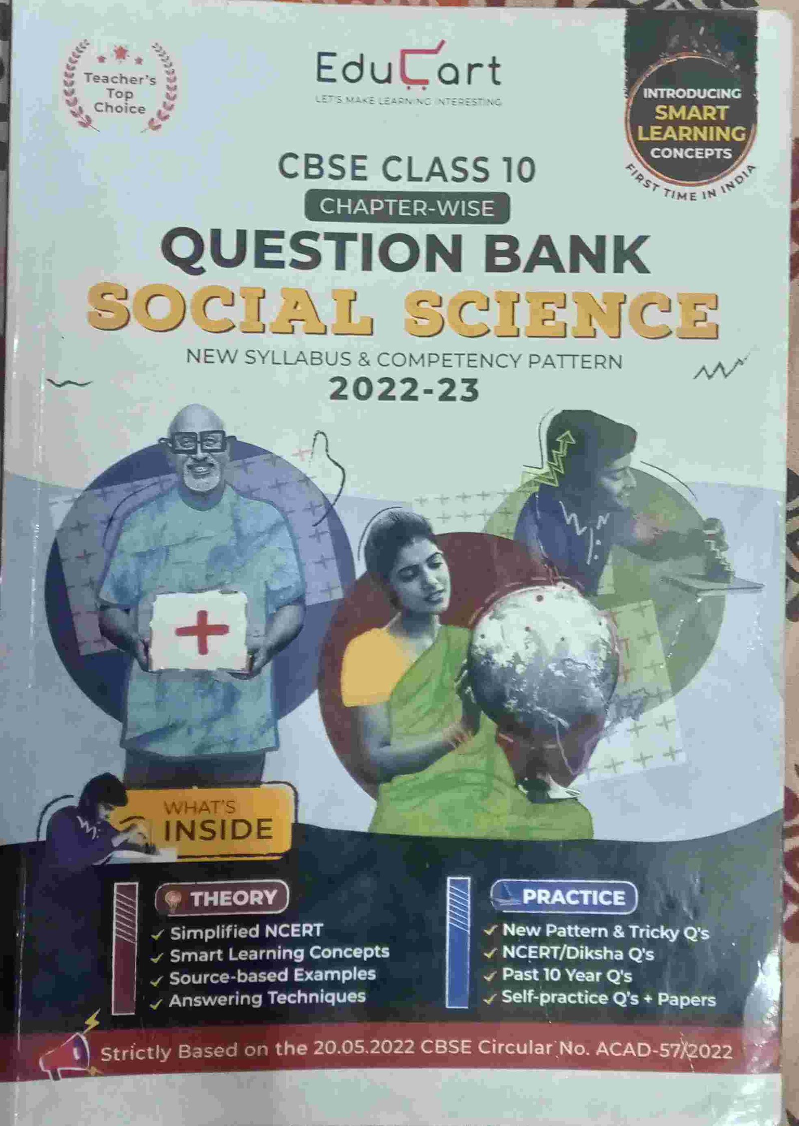Educart Class 10 SOCIAL SCIENCE QUESTION BANK - Second Hand - Bookaao