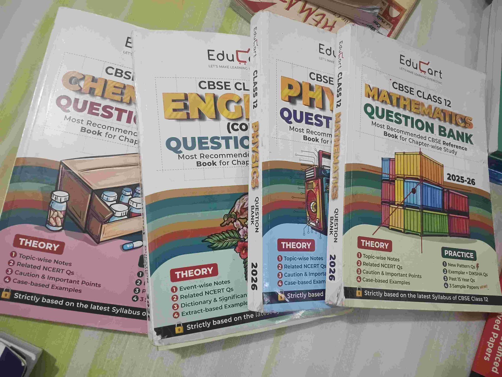 Educart Class 12th PCME Question Bank CBSE - Second Hand - Bookaao
