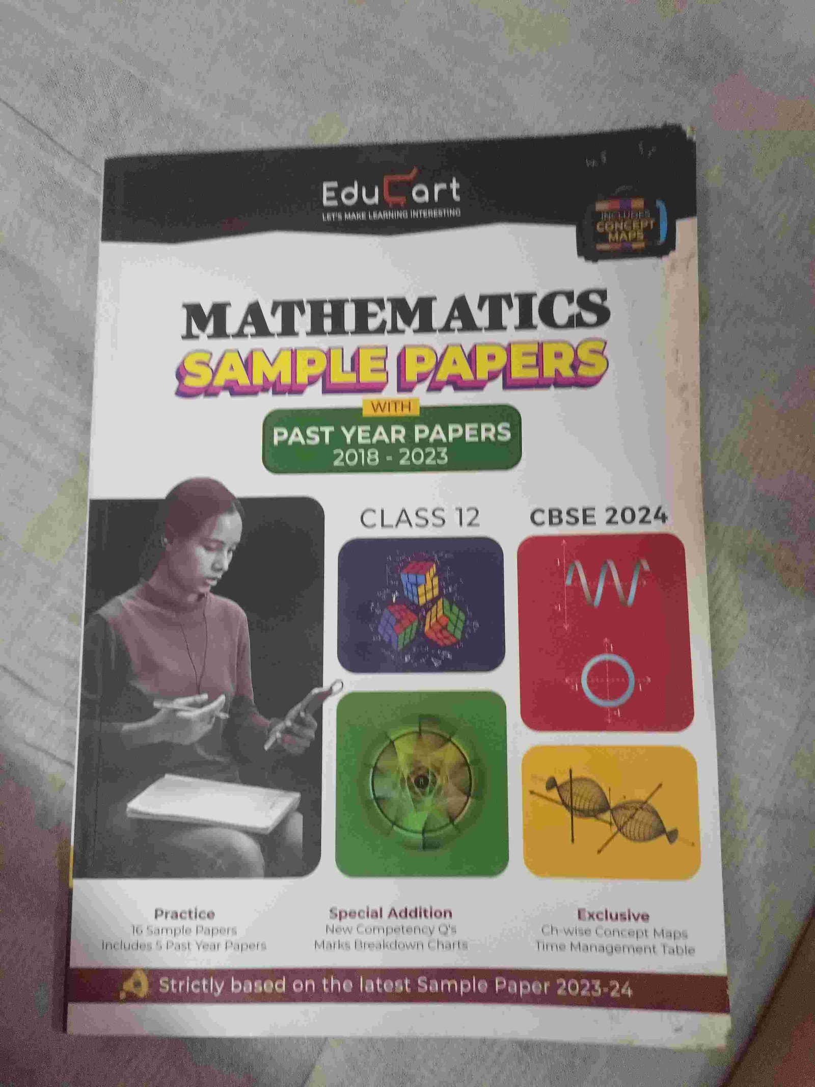 Educart Mathematics Sample Papers (Class 12 CBSE 2 - Second Hand - Bookaao