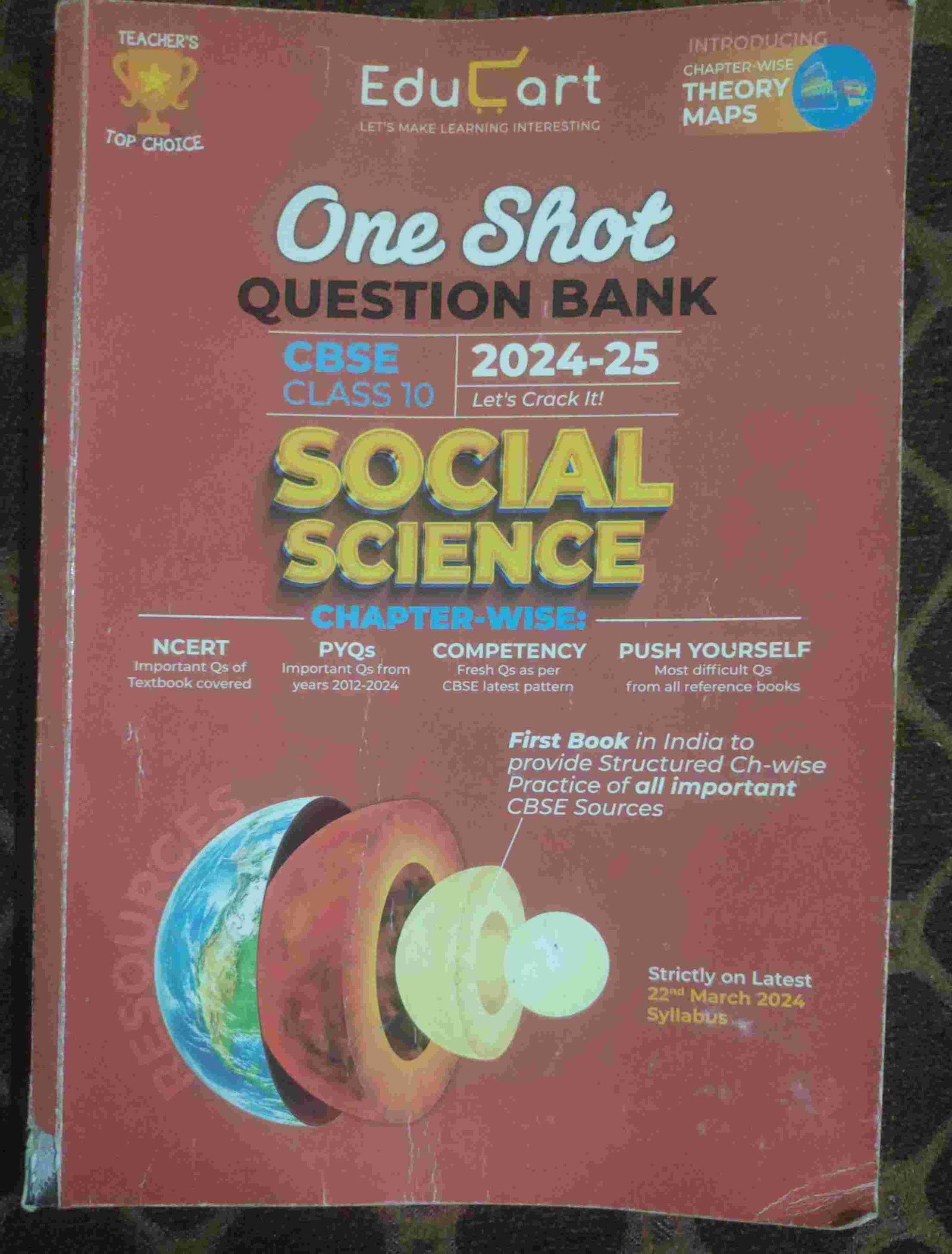 EDUCART ONE SHOT 10TH CBSE SOCIAL SCIENCE - Second Hand - Bookaao