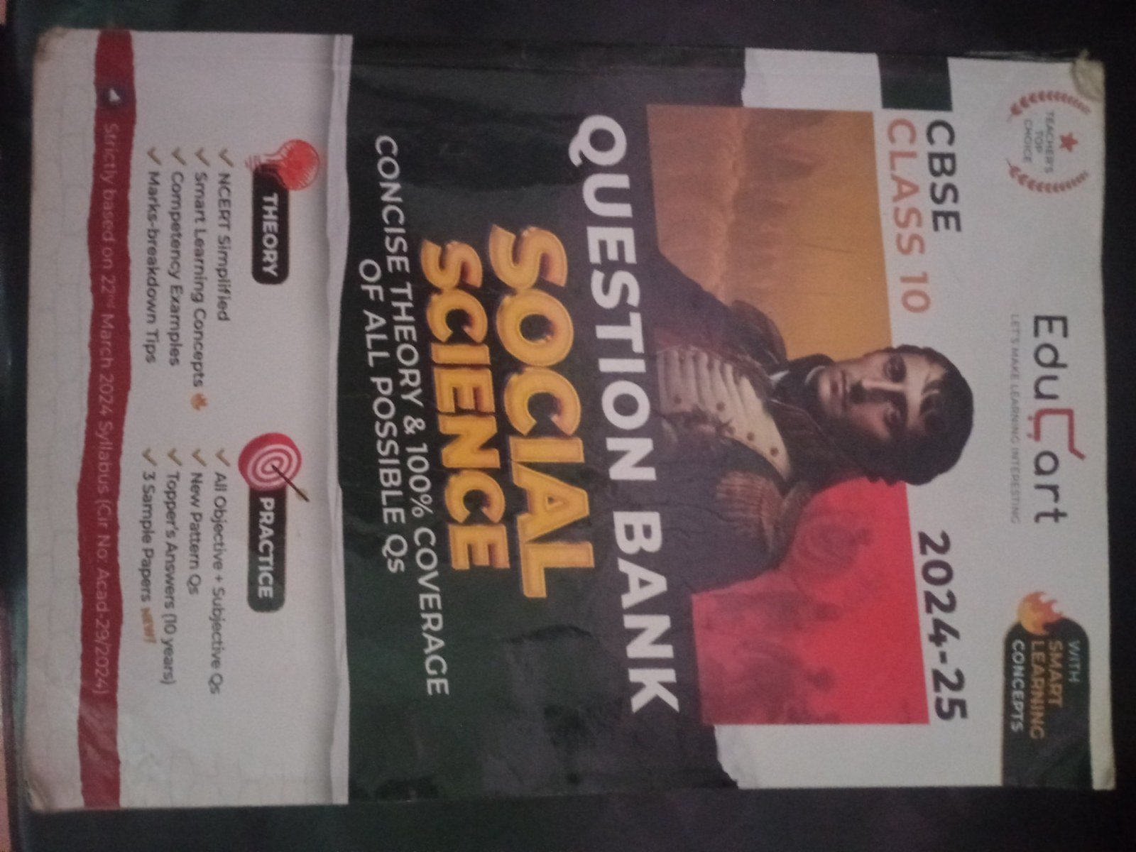 Educart Social science question bank class 10th - Second Hand - Bookaao