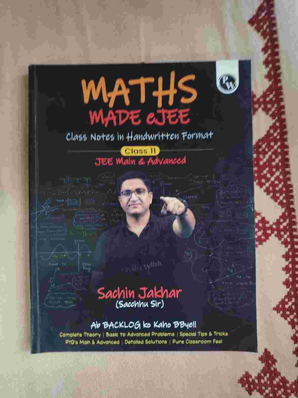 Buy Second Hand EJEE Notes for Maths class 11th ( By Sachin sir) in KOLKATA - Bookaao