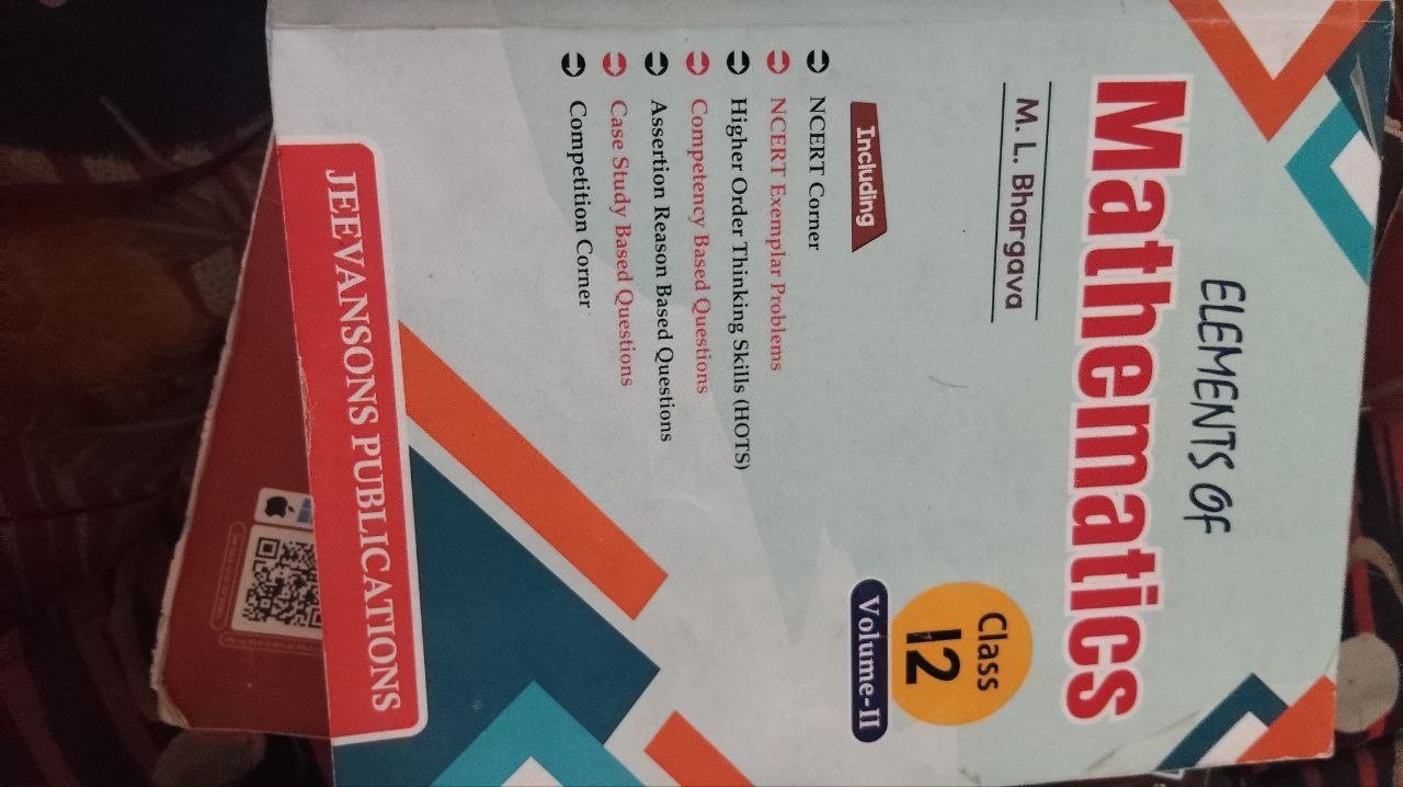 elements of mathematics class 12th volume 2 - Second Hand - Bookaao