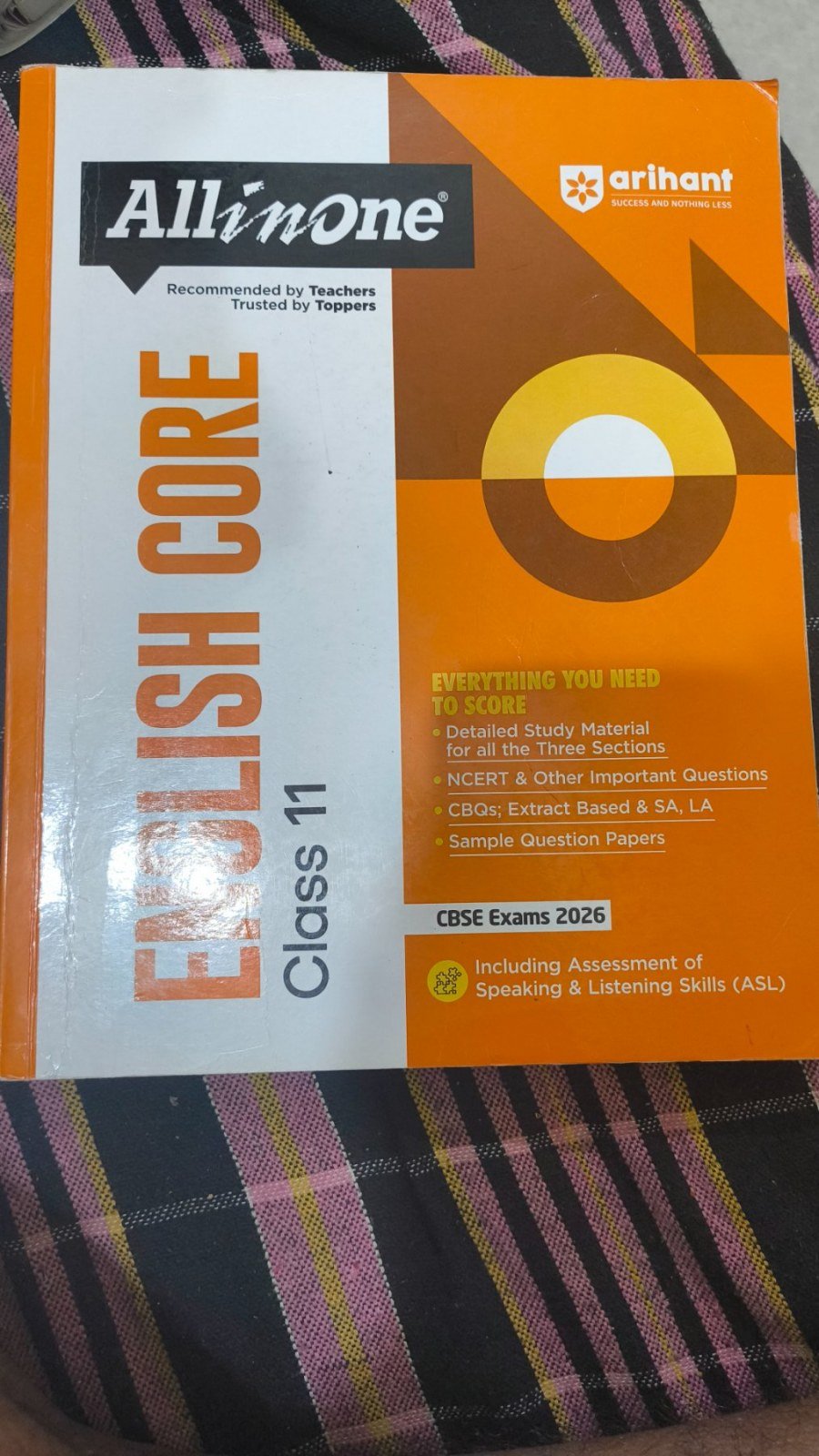 Buy Second Hand English Core for class 11th Cbse in Bhubaneswar Municipal Corporation - Bookaao