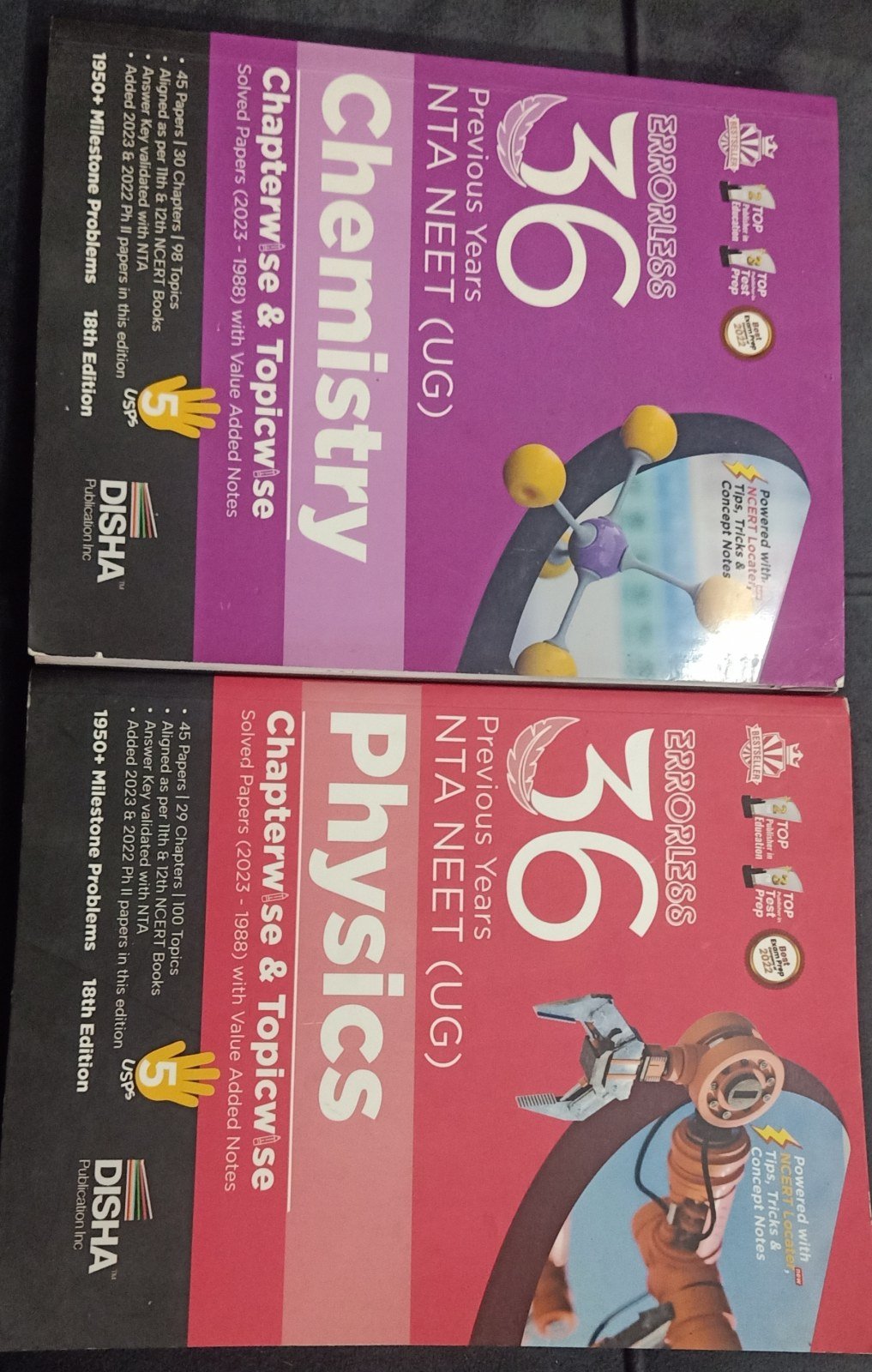 Errorless 36 years NEET PYQ'S with solutions - New Book - Bookaao