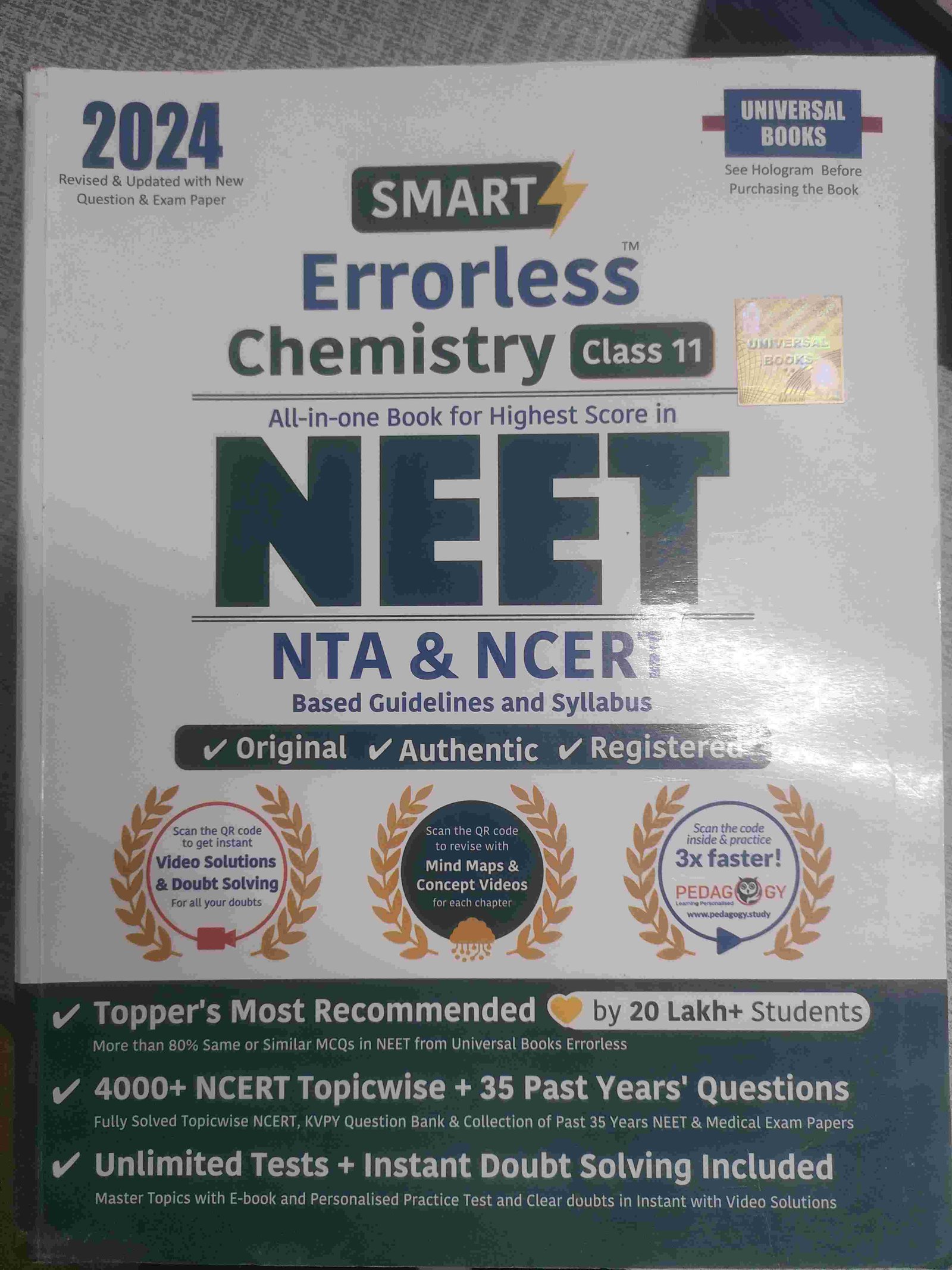 Errorless chemistry book for neet 11+12 - Second Hand - Bookaao