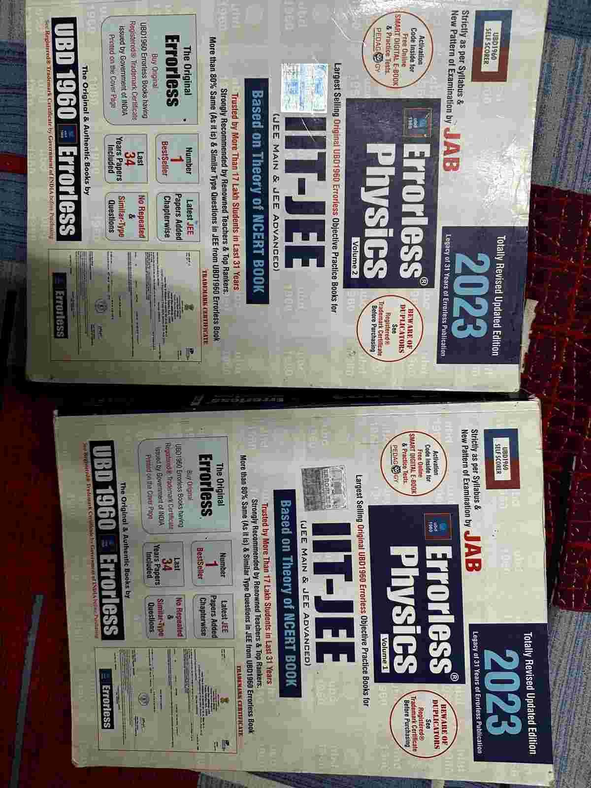 Errorless Physics IIT-JEE Main + Advanced - Second Hand - Bookaao