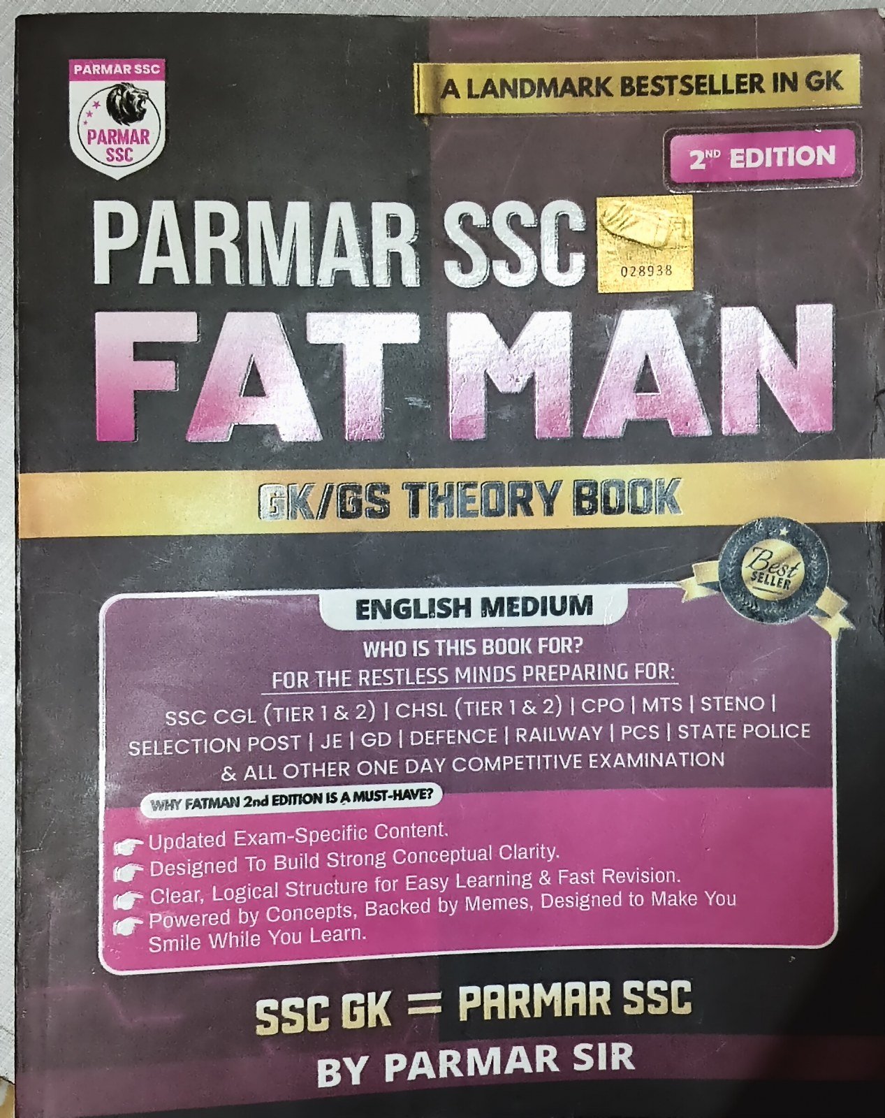 Fatman 2nd edition for SSC Exam - New Book - Bookaao