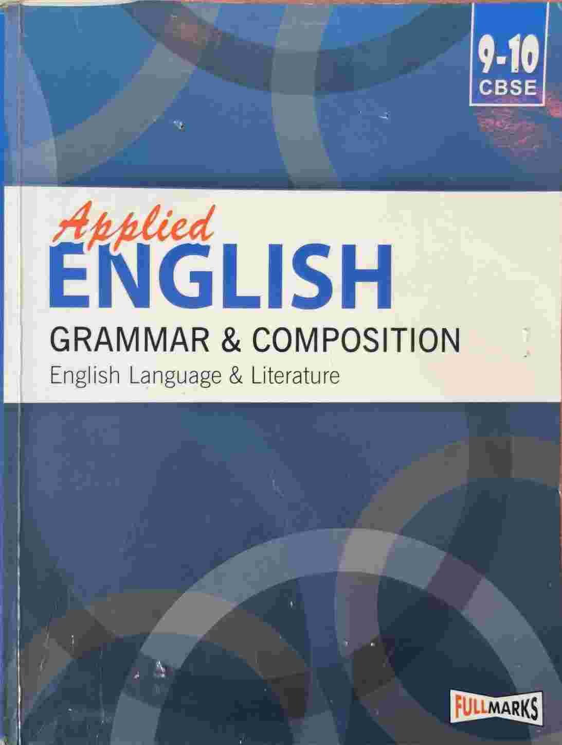 FULL MARKS applied english for 9th and 10th - Second Hand - Bookaao