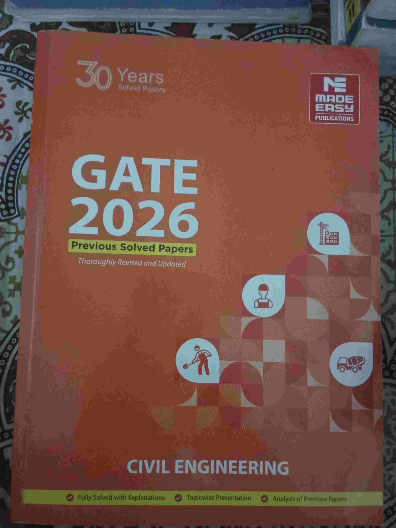 GATE 2026 Civil Engineering previous papers - New Book - Bookaao