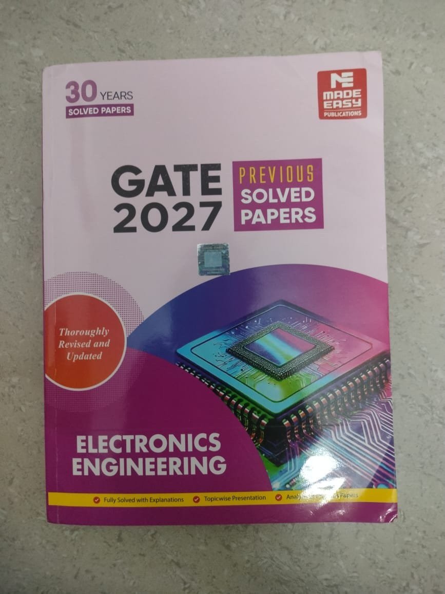 GATE 2027 PREVIOUS YEAR SOLVED PAPER - New Book in Chennai - Bookaao