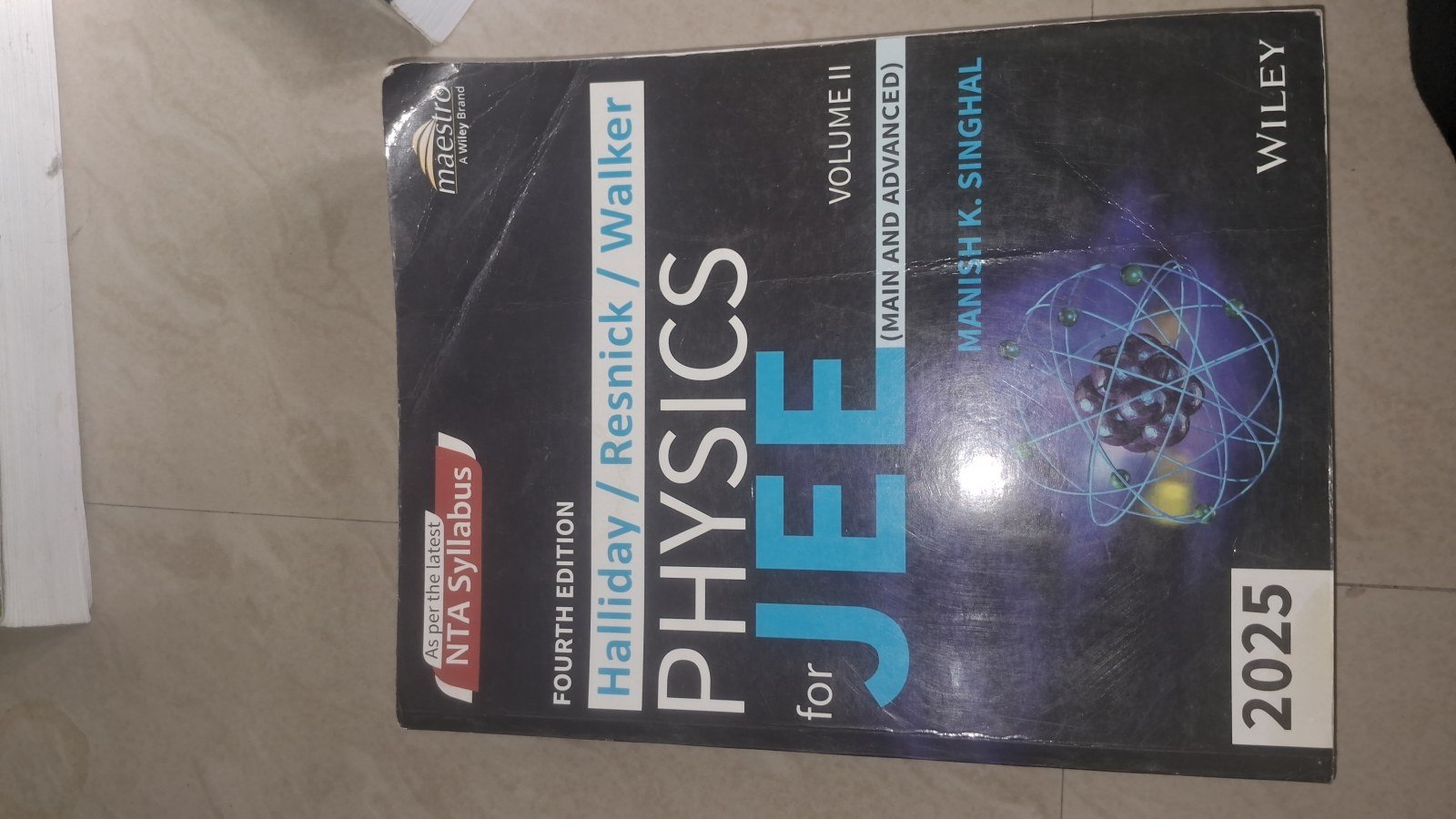 Halliday/Resnick/Walker PHYSICS FOR JEE (Volume 2) - Second Hand - Bookaao