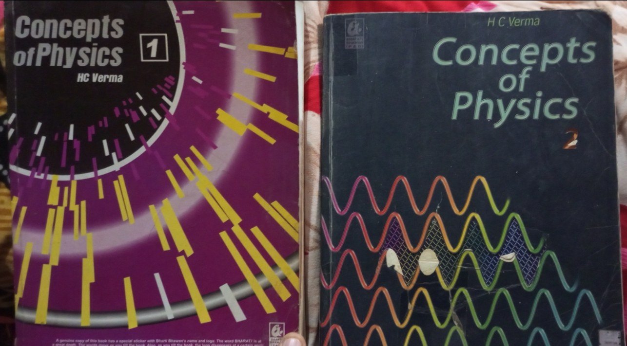 Buy Second Hand Hc verma volume  1 and volume 2 book combo pack in Alpi ka pura - Bookaao