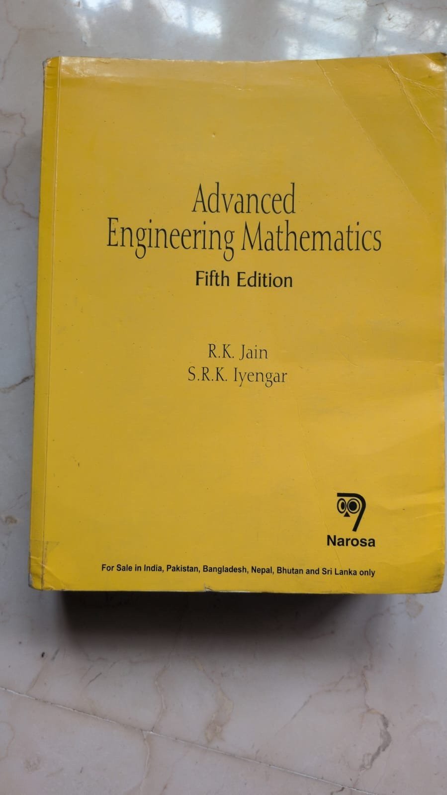 Buy Second Hand Higher Engineering Mathematics RK Jain & SRK Iyang in Bangaloru - Bookaao