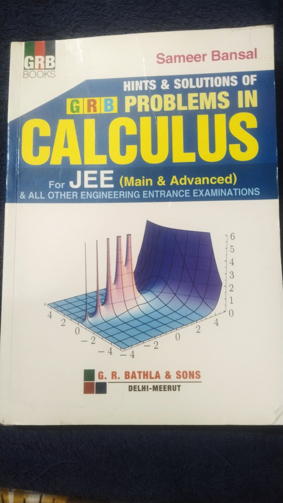 Hints & Solutions of problems in CALCULUS for JEE - Second Hand - Bookaao