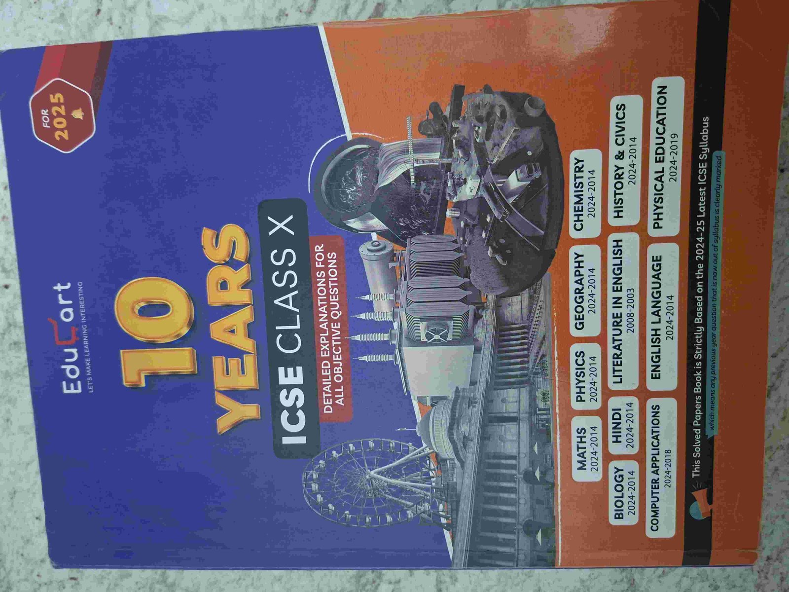 Buy Second Hand Icse 10th std reference books in Bengaluru - Bookaao