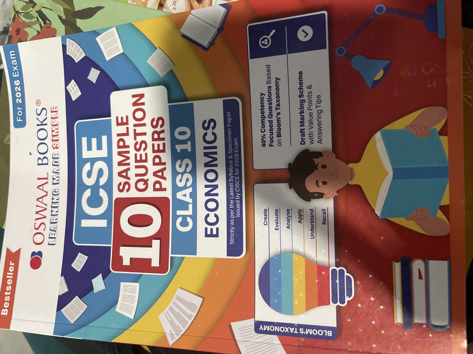 ICSE ECONOMICS 10th STD sample papers - New Book - Bookaao
